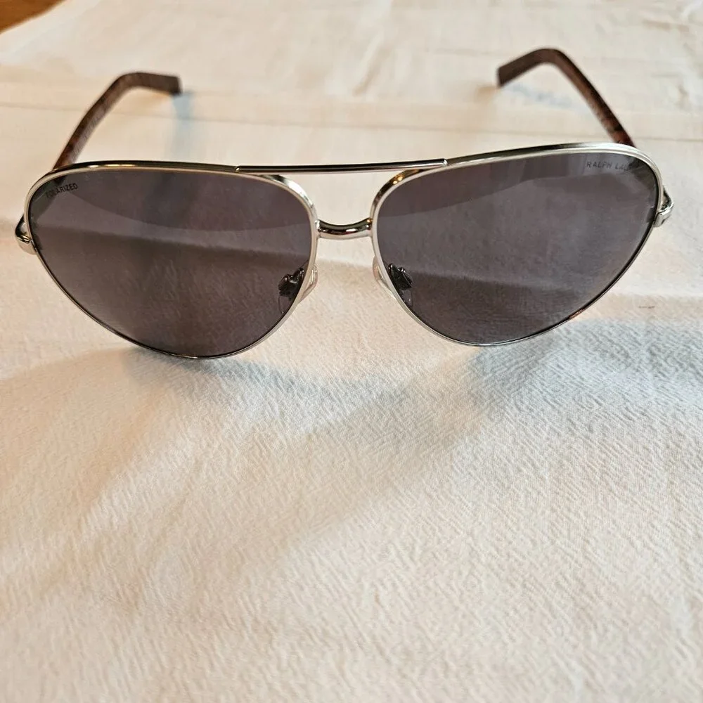 Ralph Lauren Men's Aviator Sunglasses - Polarized - Picture 3 of 16